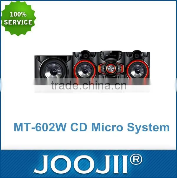 Black 5.1 home theatre sound speaker system with USB/FM/CD, 5.1 sound system/led digital screen /home theatre subwoofer system