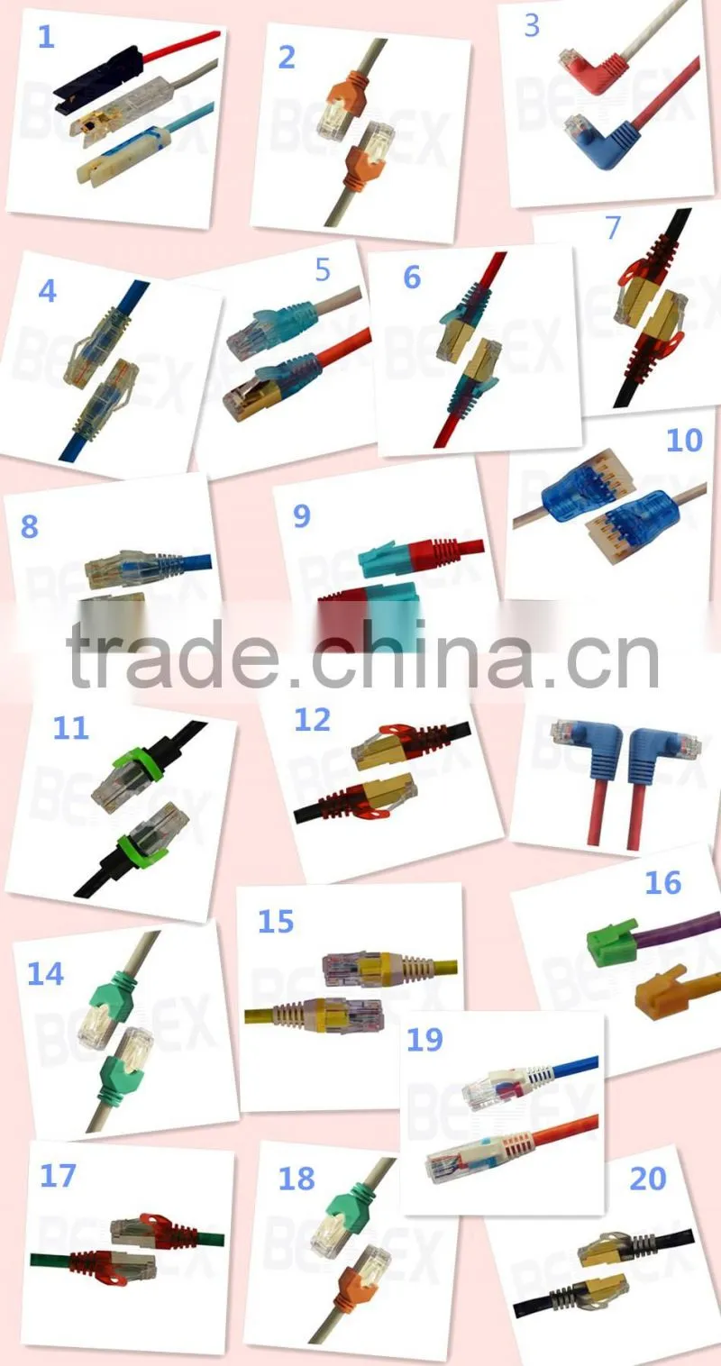 Flat Lan Cable UTP Cat5e Patch Cord Ethernet Jumper Cable