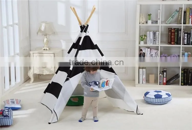 Kids Play Tent House Teepee Indian Indoor Outdoor Teepee Kids Custom Camping Frame Tent