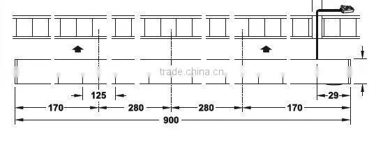 LED IR motion sensor cabinet light (Lenght 600mm,Sensor by Motion)