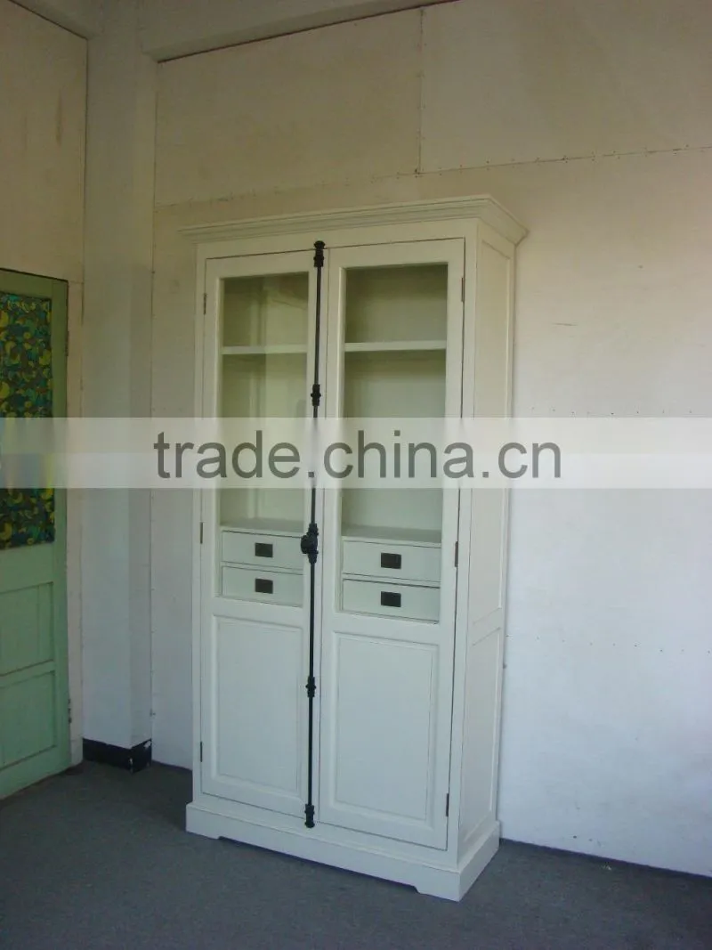 reproduction furniture wooden display cabinet