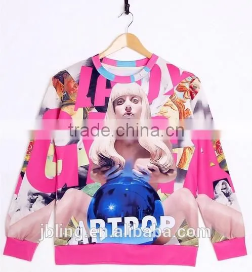 full print pullover custom sweatshirt