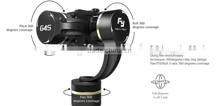 3 axis handheld gimbal For go pro 4 AEE sj4000 sj5000