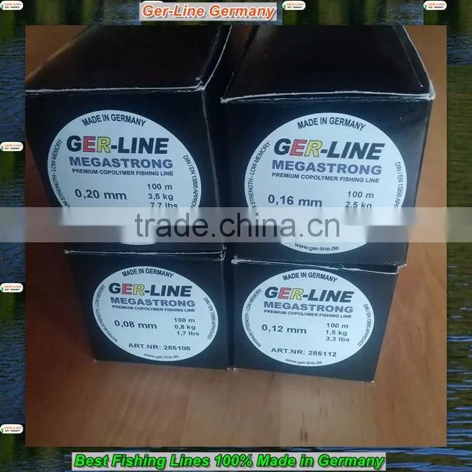 100M best fishing line made in Germany high-quality with moderate price 0.08-2.0mm