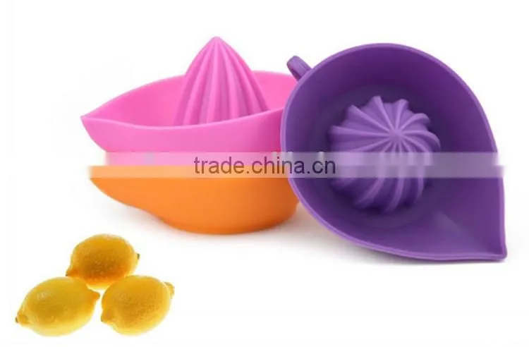 Silicone juicer press