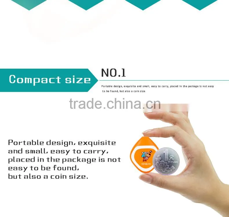 2016 GPS Tracker Portable Size SOS Button High Accuracy Position, Waterproof and dustproof