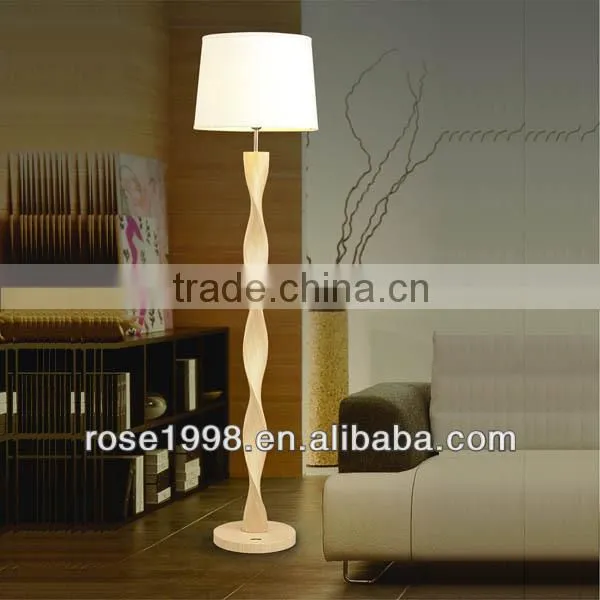 wooden bedside table lamp for hotel