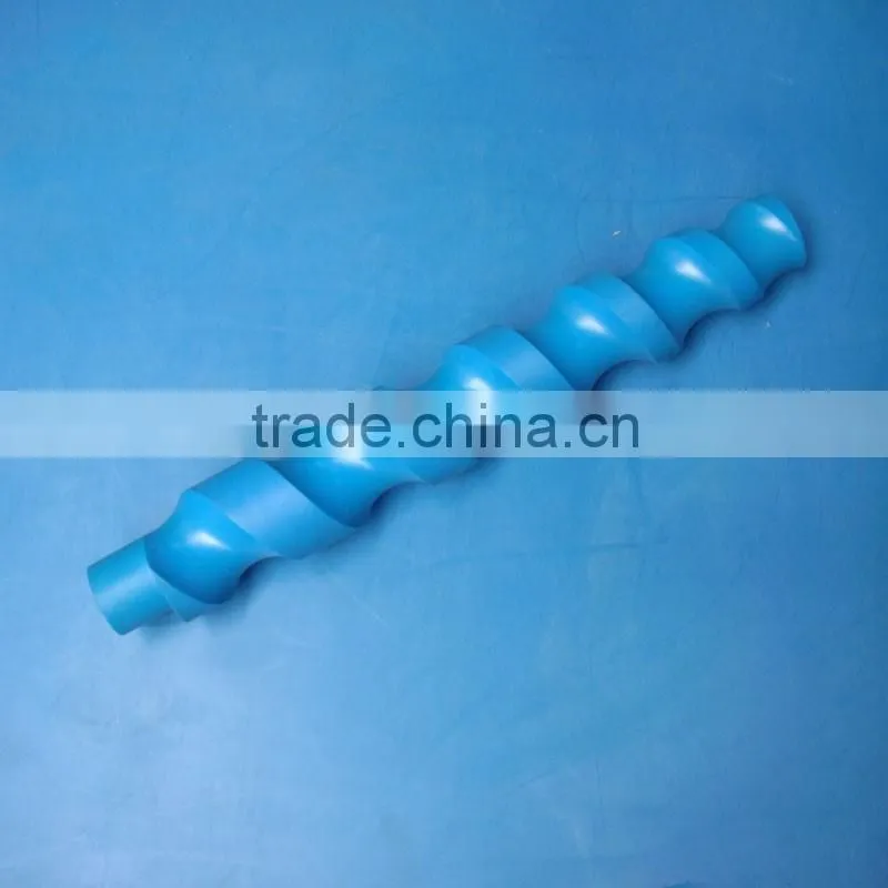 best selling Engineering plastic UHMW-PE nylon conveyer screw supplier china
