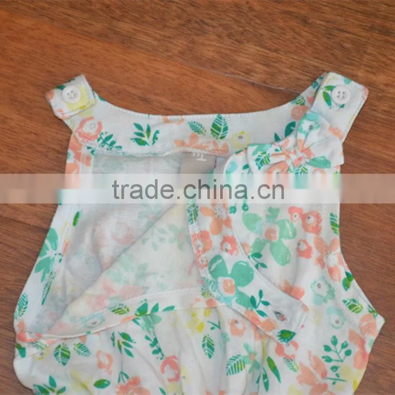 2016 Hot selling summer baby girls kids dress beautiful baby dress high qulity