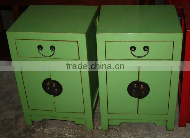 Chinese wooden small bedside table