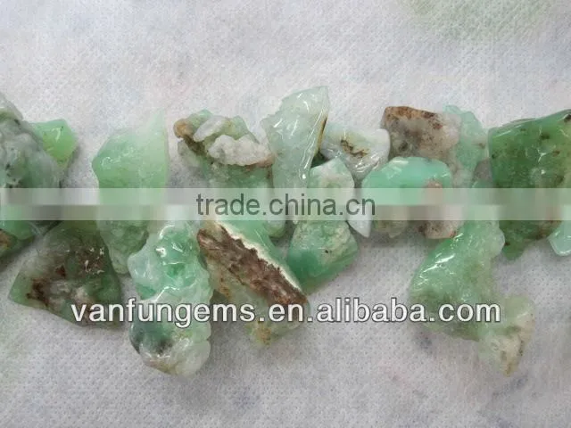 natural rough stone chrysoprase