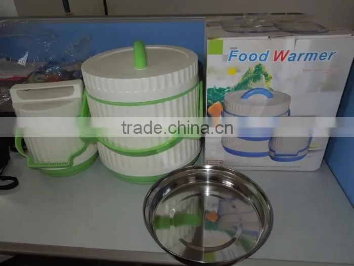 plastic portable hot sale insulated food storage hot pot