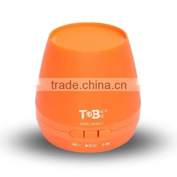 Best selling products 2015 TF card cute portable bike mini stereo speakers