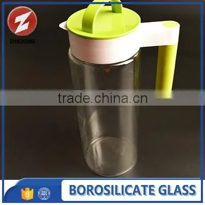 airtight pyrex glass jar with metal lid