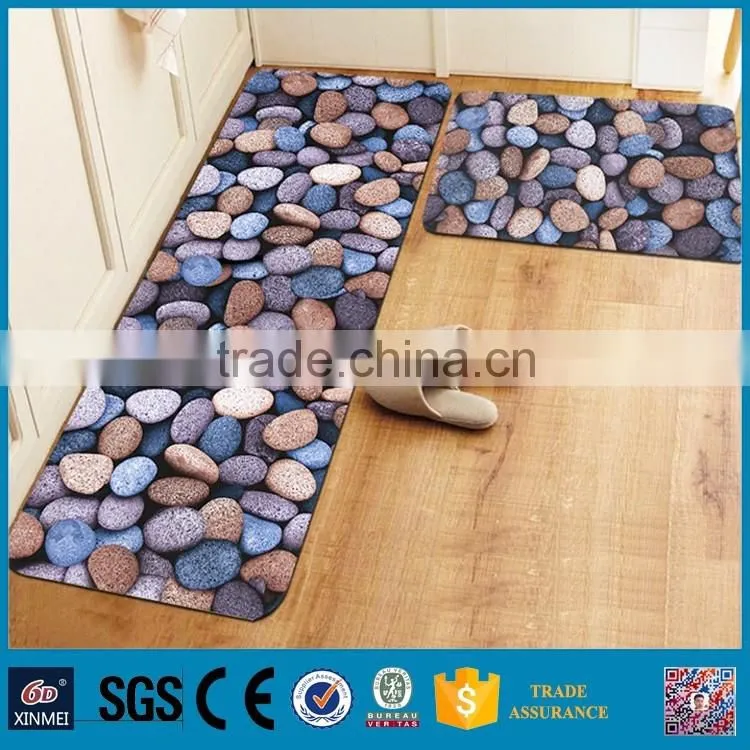 pebble stone bath mat