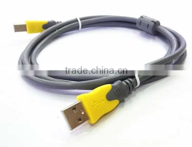 USB 2.0 Male to USB 2.0 Type-B Female Printer / Scanner Adapter Cable