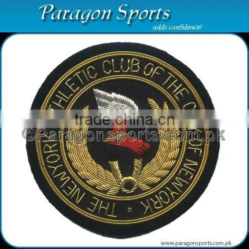 Handmade Bullion Wire & thread blazer badge