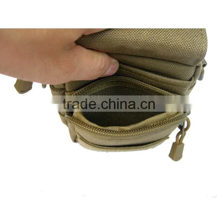 Camouflage molle tactical military mobile hanging pouch