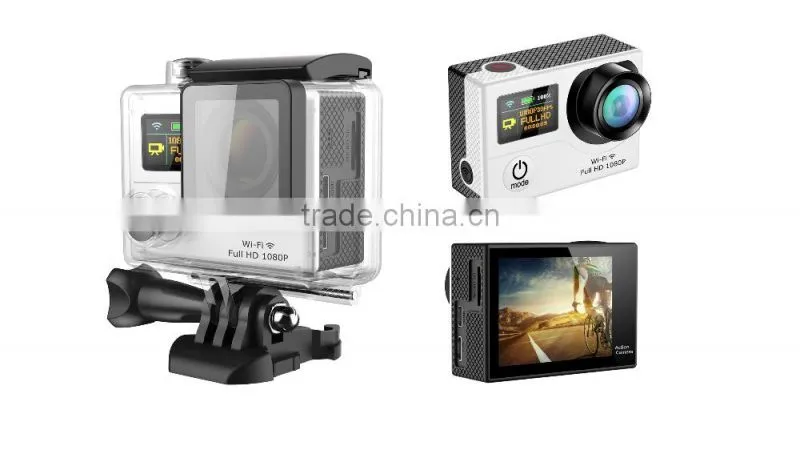 Dual Screens Wifi Action Camera 1080P FHD Sport DV DVR G3 Waterproof 30M 170 Wide Angle 12MP For Extreme Sports
