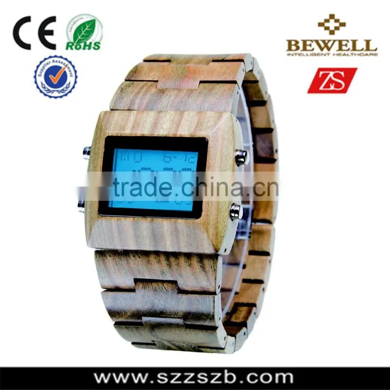 OEM/ODM Watch Factory Wooden Material Simple custome Digital Watch