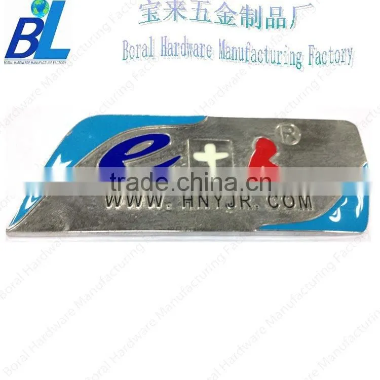 Die casted metal boat name plates