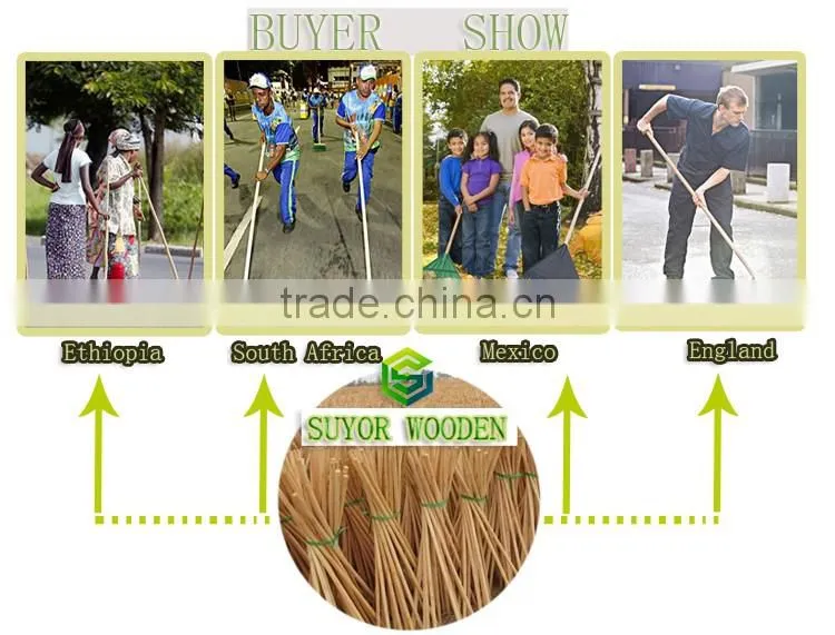 paint brush wooden handle for snow cleaning tools
