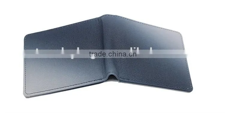 New fashion genuine bifold wallet PU leather male wallets handbag purse