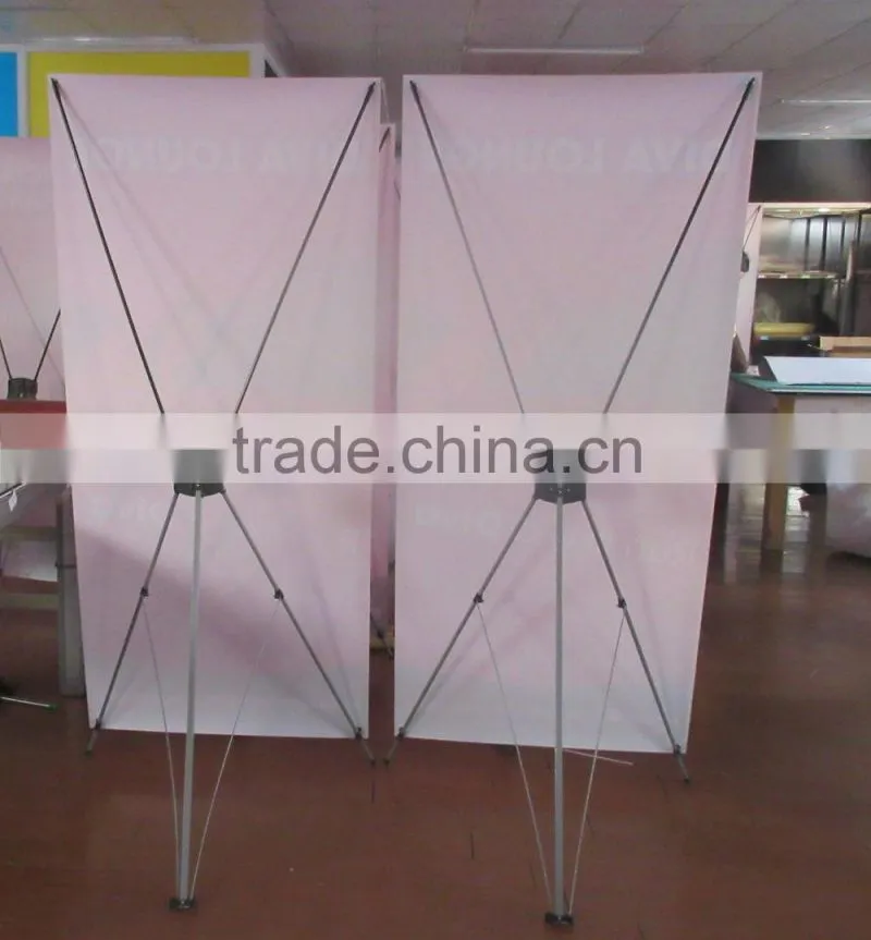 custom X display banner, portable display banner