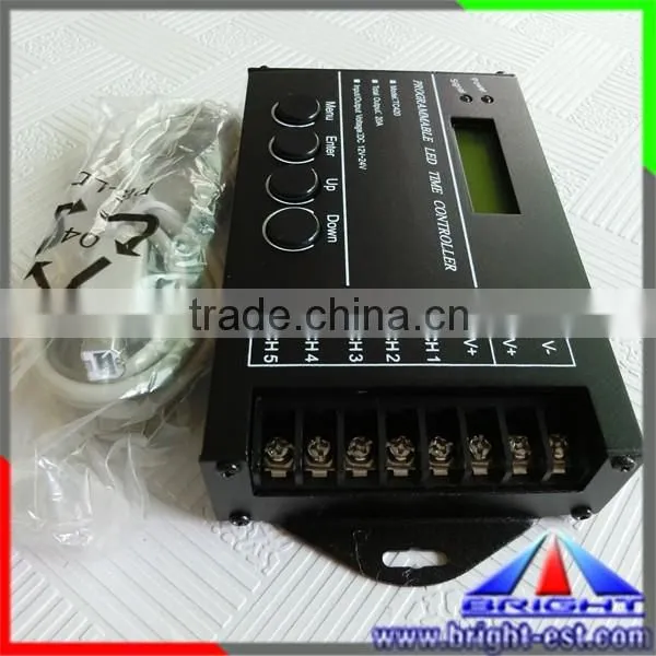 DC12-24V USB Port TC420 Programmable LED Time controller with 5 channel