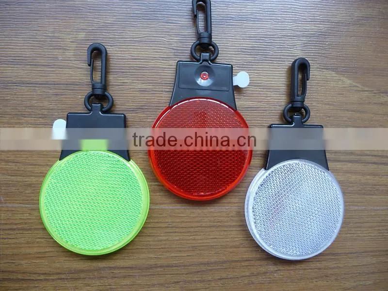 Promotional useful and cheap safety 3 led torch reflector