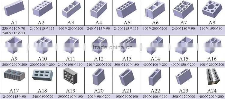 QT4-18 factory supply building material equipment hollow block making machine