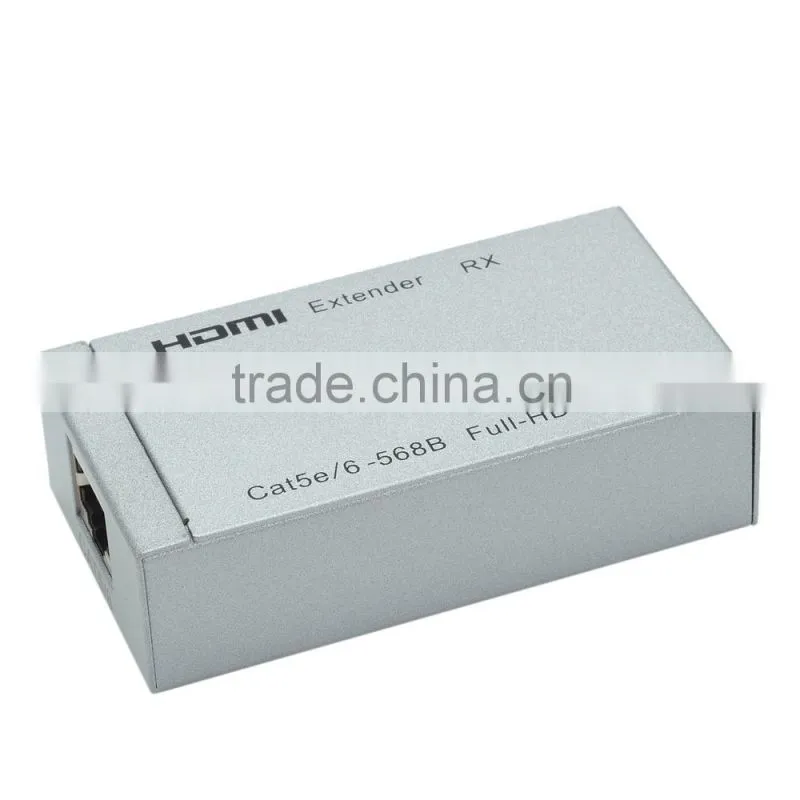CHEERLINK Full HD 1080P 3D HDMI Extender Set w/ CAT 5 / 6 - Silver