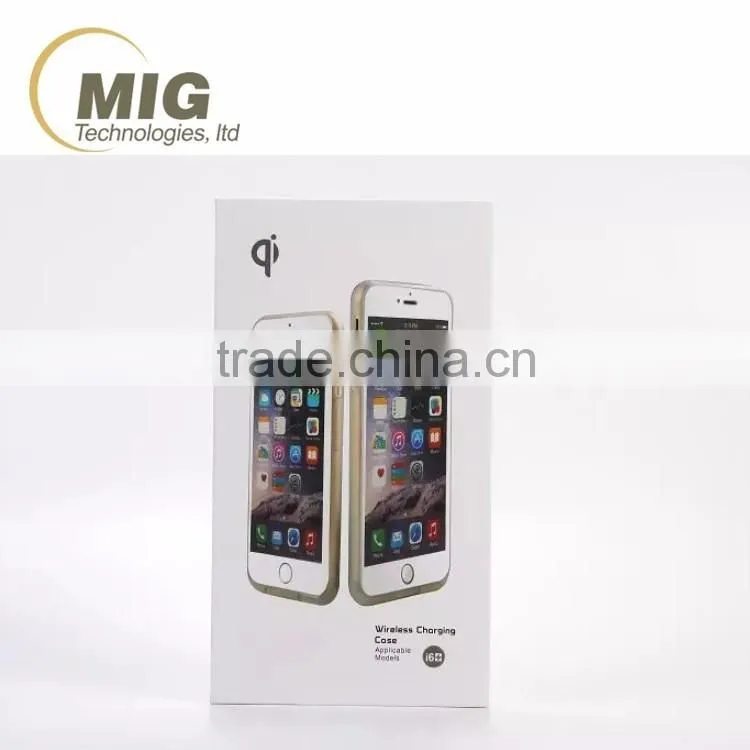 Qi Wireless Charger Receiver case portable charger receiver case for iphone 6/6s plus