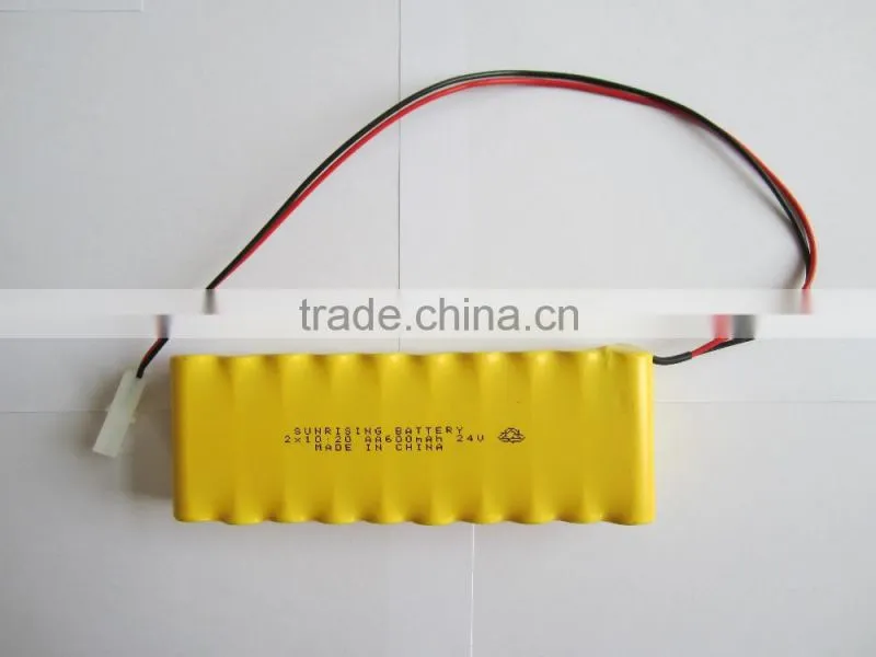 2*10 AA600 NI-CD rechargeable battery pack