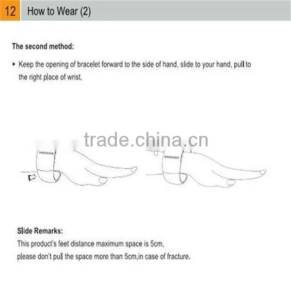 Fashionable Led Bluetooth Bracelet Bluetooth Watch with Caller ID/ Distance Vibration