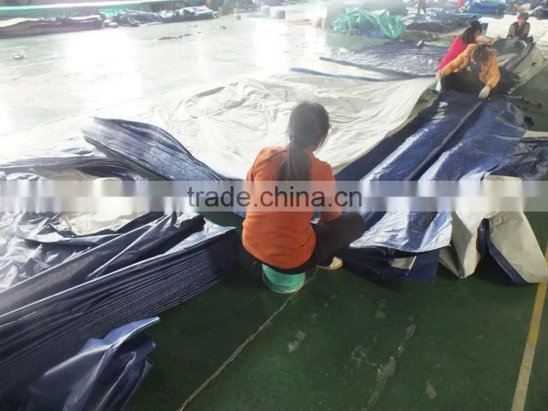 plastic raw material tarpaulin PP sliver/blue plastic sheet triangle plastic waterproof anti-aging antioxidant factory sell