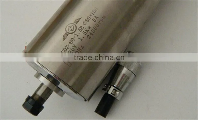 Toauto 24000rpm 1.5kw water cooled ac spindle motor GDZ80-1.5B for cnc