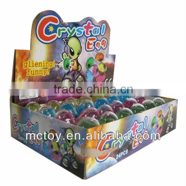 Factory supplier Wholesale Popular Crystal Egg Slime Toy