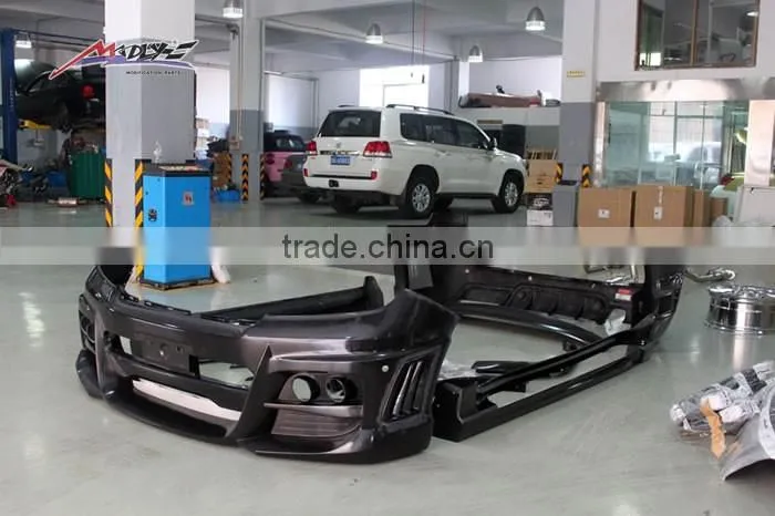 Wald body kit for 2007-2012 Toyota LAND CRUISER the highest quality PU/Carbon Fiber Body Kits for LAND CRUISER