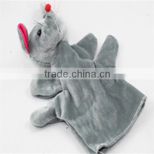 Cute Animal Plush Hand Puppet Gloves Animal Head Hand Puppet