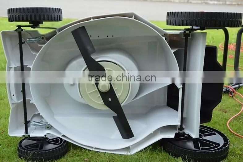 hand push electric 1600w-1800w plastic deck Lawn mower induction motor