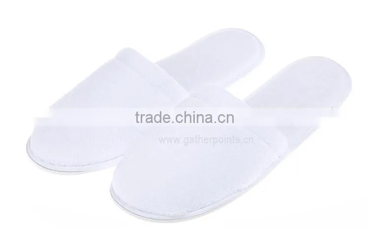 White towel cloth house indoor hotel slippers