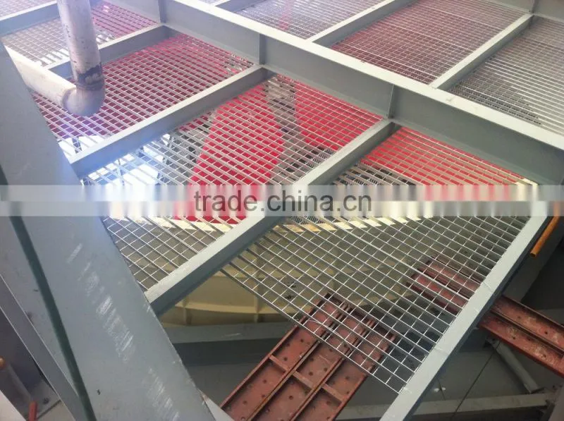 Galvanized flat steel deck grating for sale