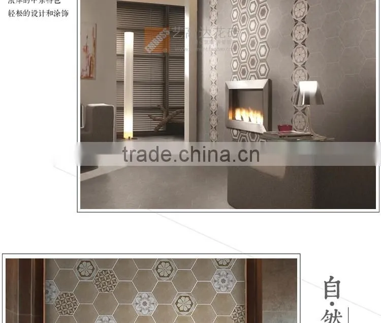100*200*175mm hexagon ceramic tile kitchen bathroom porcelain floor tile