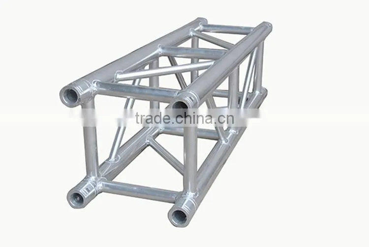 Constructed lighting truss clamp connected truss