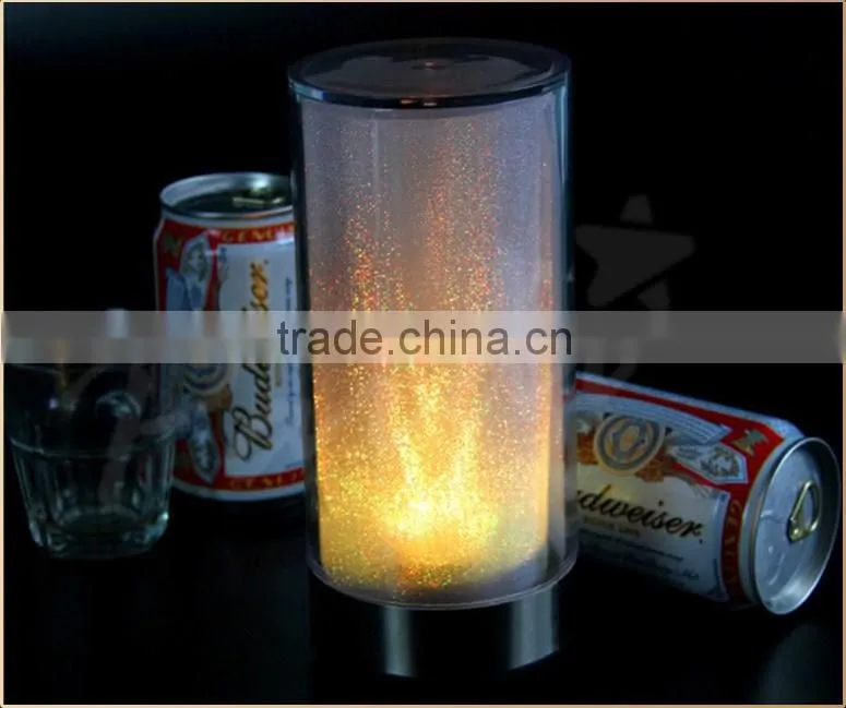 Bar menu lamp promotional cordless restaurant led table lamp