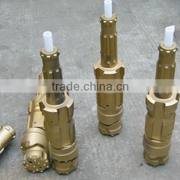 ODEX system for dth casing drilling in unstable overburden rock formations