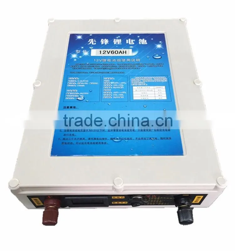 Waterproof 40AH Lipo Solar DC 12V Rechargeable Battery Storage Li ion Lithium Battery Pack for Car E-bike Deep Cycle