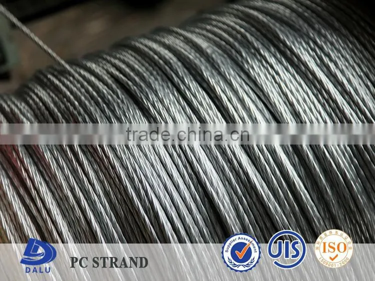1*7 Wire Zinc-coated PC Steel Strand