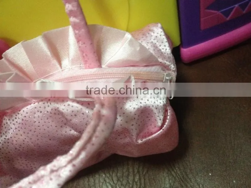Beautiful girls' handbag decorative dress up tote bag fabric purse